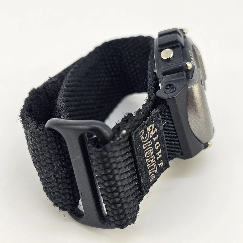 Coleman Digital Sports Watch Men's‎ 44MM Black Nylon Strap New Battery